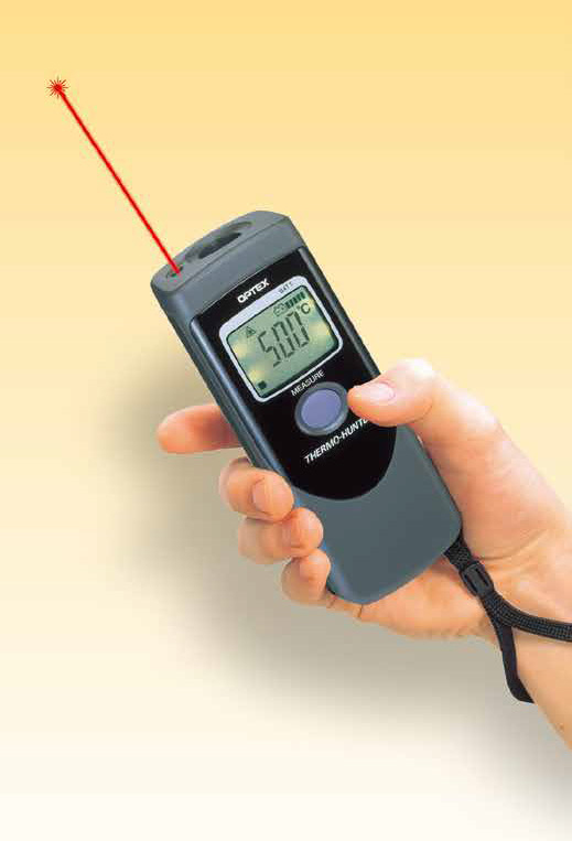 オプテックス ポータブル型非接触温度計 - 道具、工具
